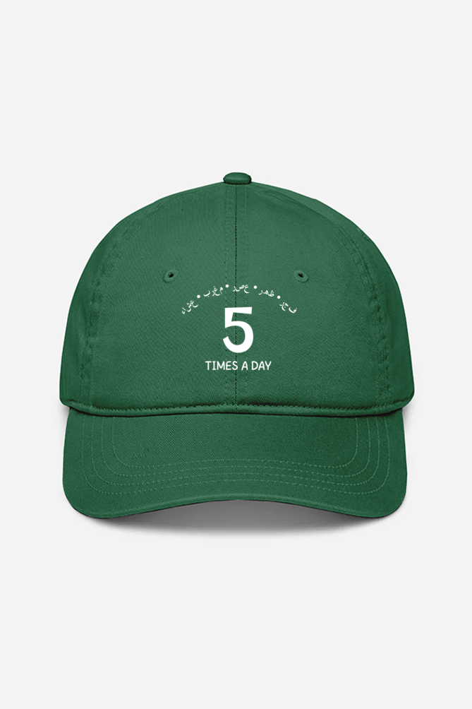 “5 Times a Day” Statement Cap – Zikrziba Streetwear - ZIKRZIBA