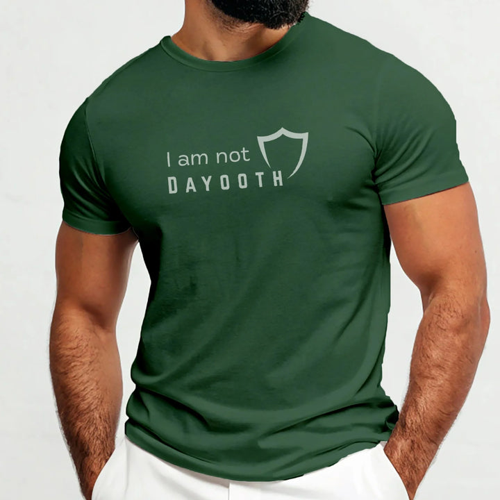 I Am Not Dayooth – Front Printed Classic Crew T-Shirt - ZIKRZIBA