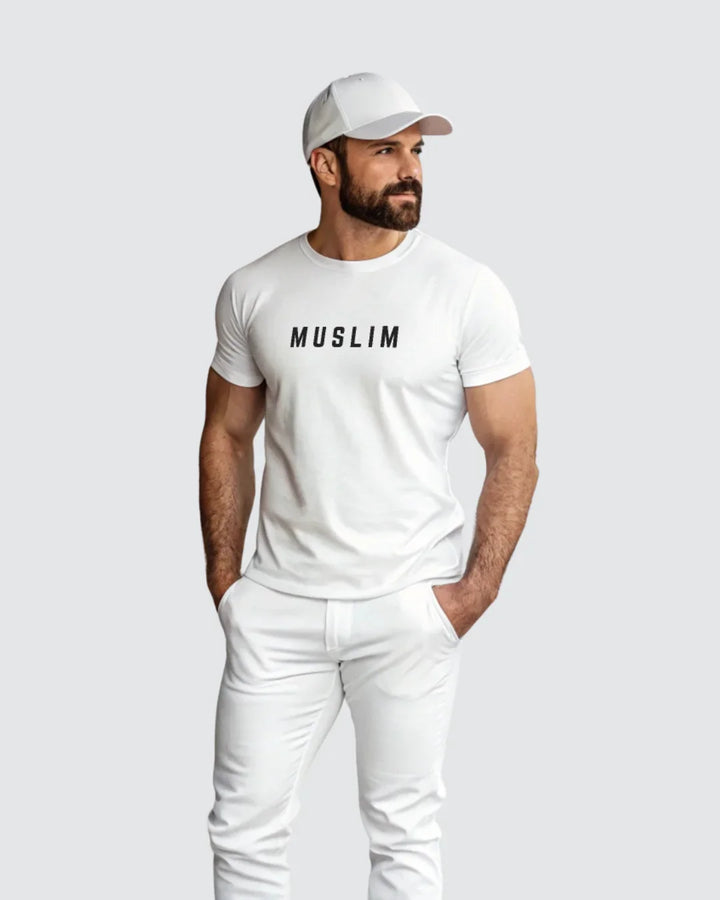 Muslim Front | Tawhid Back – Classic Cotton T-Shirt - ZIKRZIBA