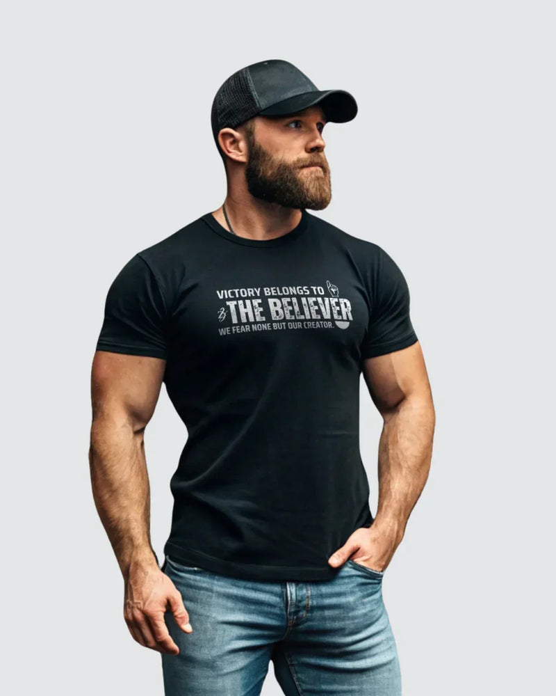 Classic Crew T-Shirt – Front & Back Print – Premium Everyday Essential - ZIKRZIBA