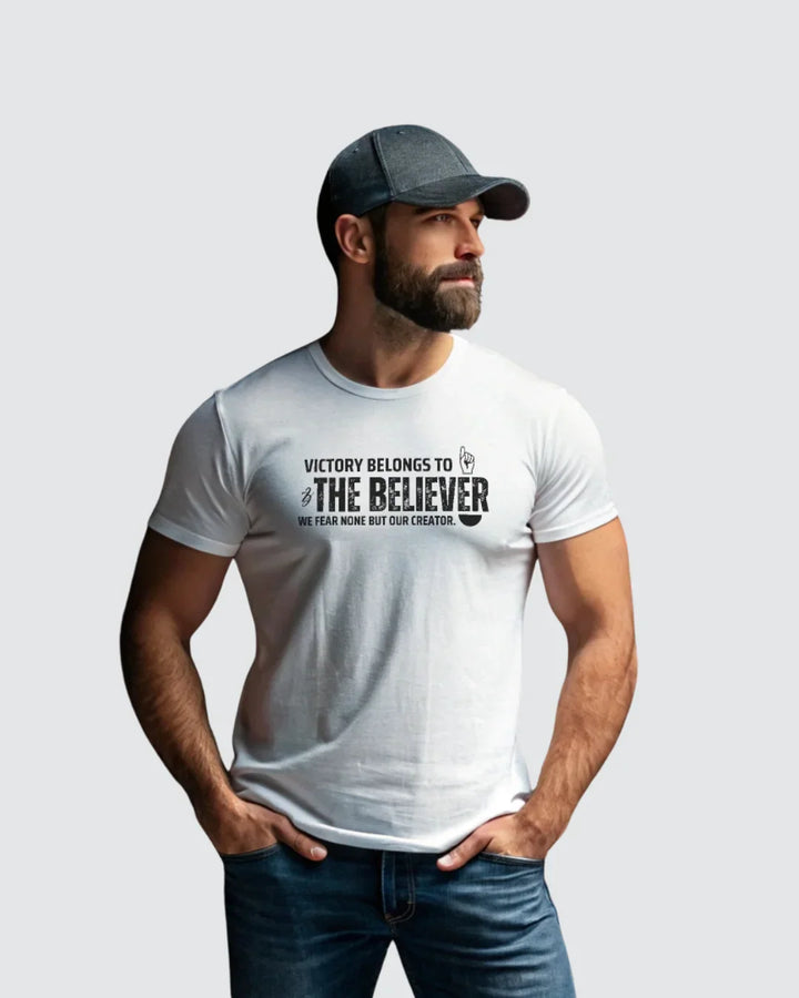 Classic Crew T-Shirt – Front & Back Print – Premium Everyday Essential - ZIKRZIBA