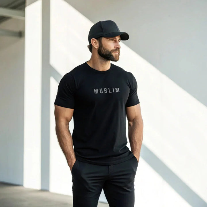 Muslim Front | Tawhid Back – Classic Cotton T-Shirt - ZIKRZIBA