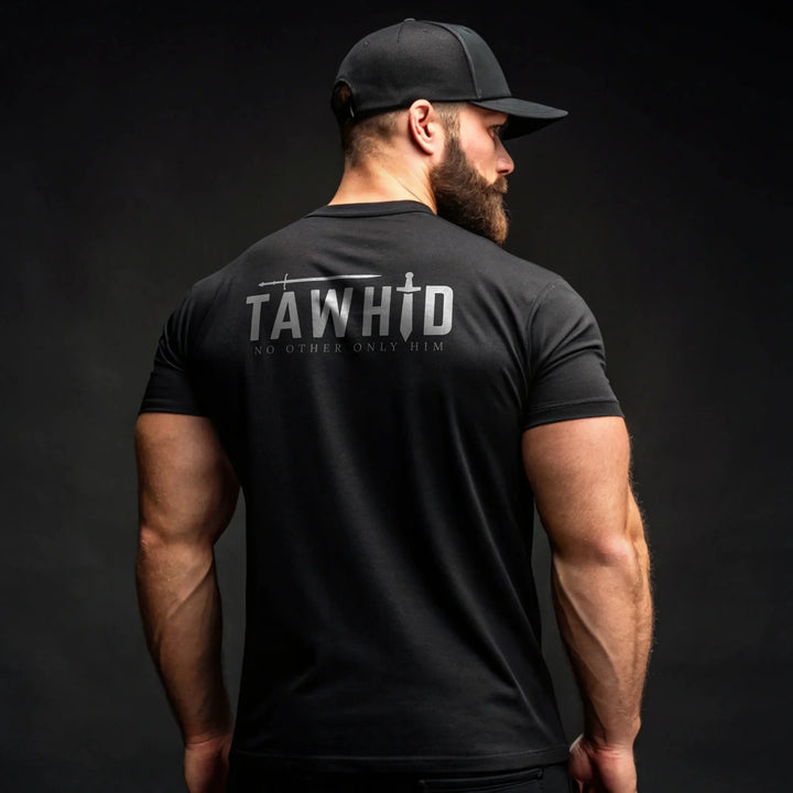 Muslim Front | Tawhid Back – Classic Cotton T-Shirt - ZIKRZIBA