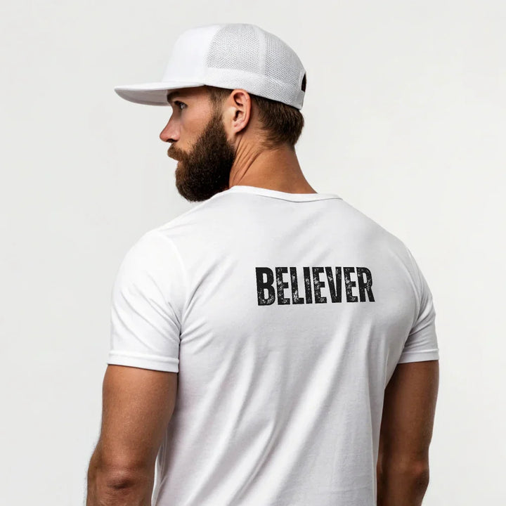 Classic Crew T-Shirt – Front & Back Print – Premium Everyday Essential - ZIKRZIBA