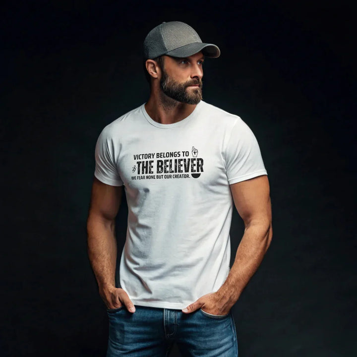 Classic Crew T-Shirt – Front & Back Print – Premium Everyday Essential - ZIKRZIBA